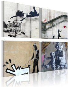 Quadro Banksy quattro idee creative