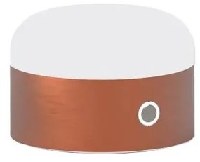 Ideal Lux - Lampada da tavolo LED touch MIGNON LED/5W/5V Ø10 cm CRI 90 rame