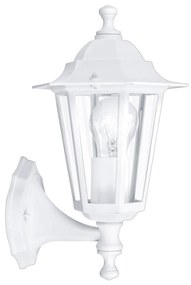 Applique Esterno Classica Laterna 5 Alluminio Bianco 1 Luce E27