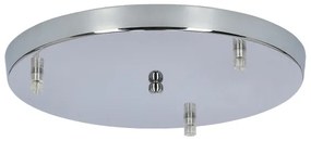 Lampadario a sospensione con filo MARINA 3xE27/60W/230V cromo