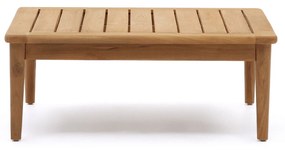 Kave Home - Tavolino Portitxol in legno massiccio di teak 80 x 80 cm