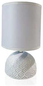 Lampada da tavolo Versa Nube Grey (14 x 14 x 26 cm)