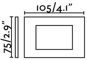 FARO 70163 - Lampada LED da incasso per esterno SPARK-1 LED/5W/230V IP65