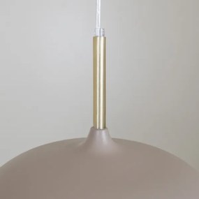 Brilagi - Lampadario a sospensione con filo ABRAHAM 1xE27/60W/230V diametro 45 cm beige