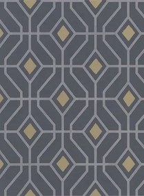 Designers Guild Carta da parati Laterza - Graphite