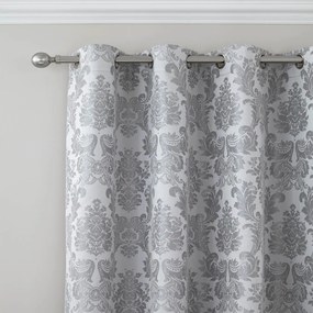 Tende in set grigie in tessuto damascato 2 pz 168x229 cm Damask Jacquard – Catherine Lansfield