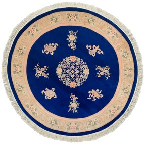 Peking Tappeto orientale 200x200 Beige (Cina) Annodato A Mano