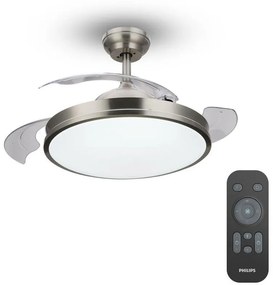 Ventilatore da soffitto Bliss nichel, Ø 48.5 cm, PHILIPS IP20