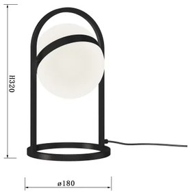 Wofi 8046-102 - Lampada LED Touch dimmerabile AVIGNON LED/10,5W/230V nero