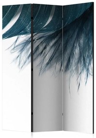 Paravento Dark Blue Feather [Room Dividers]