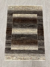 Loribaft Tappeto 90x60 Beige (Iran) Annodato A Mano