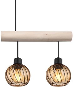 Globo 15534-4H - Lampadario a sospensione con filo PAULO 4xE27/15W/230V