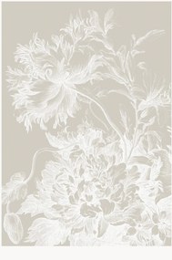 Carta da parati Engraved Flowers