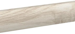 Piastrella battiscopa North Wind Ivory in gres porcellanato avorio opaco L 123 x H 0.9 cm x Sp 9 mm confezione da 12 ml