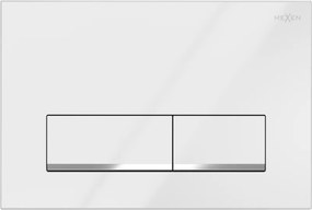 Mexen Fenix 12 pulsante di scarico, bianco lucido - 601200