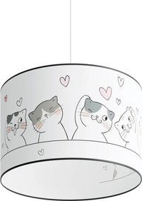 Lampada per bambini bianca Puss – Sollux