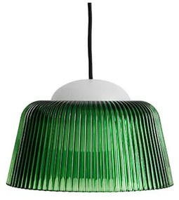 HAY - Brim Lampada a Sospensione Ø245 Bottle Green Hay