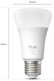 Confezione da 2 lampadine LED dimmerabili Philips Hue WHITE, attacco E27, 9,5 W, 230 V, 2700 K