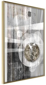 Poster  Hidden Diamond  Cornice Quadri Cornice d'oro, Larghezza x Altezza Home decor 30x45