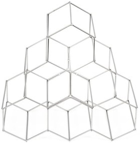 Portabottiglie in metallo grigio - Compactor