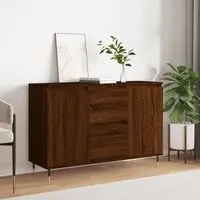 Credenza Rovere Marrone 104x35x70 cm in Legno Multistratocod mxl 104758