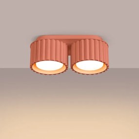 Sollux SL.1828 - Faretto AURA 2xGX53/10W/230V rosa