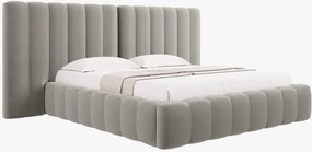 Letto Kelp T in velluto - 160x200 cm