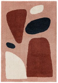 benuta Pop Tappeto a pelo lungo Louise Multicolor 160x230 cm - Tappeto design moderno soggiorno