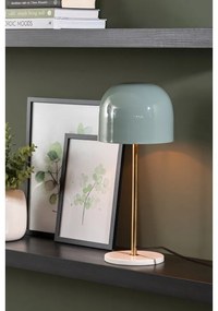 Lampada da tavolo color menta con paralume in metallo (altezza 50 cm) Manta - Leitmotiv