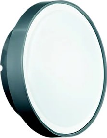 Plafoniera PETAR per esterni Antracite in Abs D30 cm