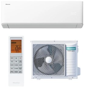 Condizionatore a muro monosplit inverter HISENSE UNI AIR 23.884 BTU classe raffreddamento A++, classe di riscaldamento A++, bianco
