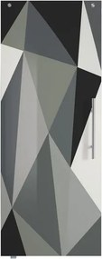 Anta per porta scorrevole esterno muro Carpet 3, in vetro multicolore L 88 x H 215 cm spessore 10 mm, apertura sinistra