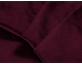 Divano letto in velluto rosso scuro Luca - Milo Casa