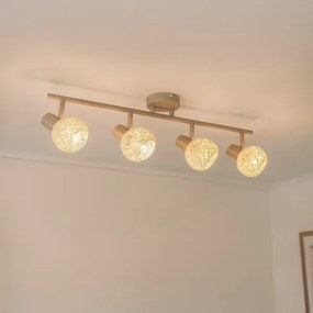 Faretto DEX 4xE14/10W/230V beige/crema