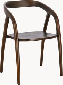 Set di 2 sedie in legno di teak con braccioli Dotty