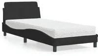 Letto con Materasso Nero 80x200 cm in Velluto 3208293