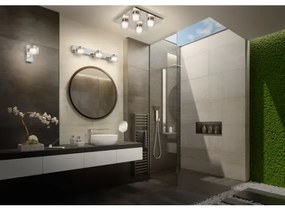 Osram - Lampada da parete per bagno LED ORBIS FLAME, 5,5 W / 230 V, IP44, finitura cromata