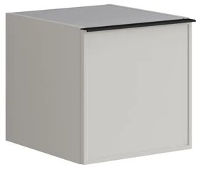 Estensione per mobile da bagno Pixel 1 anta laccato opaco grigio pastello L 40 x H 40 x P 45.5 cm