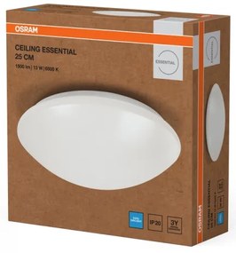 Osram - Plafoniera LED ESSENTIAL, 13W, 230V, 6500K, Ø 25 cm