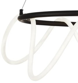 Zuma Line 20006PL-BK - Lampadario LED a sospensione con filo BALBO LED/58W/230V 3000/4000/6000K