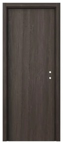 Porta interna a battente Ashy in MDF colore noce, L 70 x H 210 cm, apertura reversibile