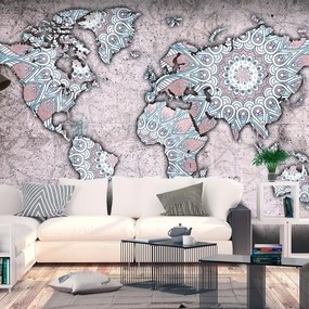 Fotomurale adesivo  Travel Mandala  Larghezza x Altezza Home decor 245x175