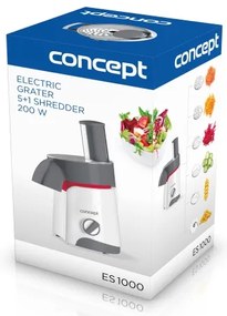 Concept ES1000 - Grattugia elettrica 200W/230V bianco/grigio