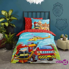 Good Morning Copripiumino per Bambini Fire 140x200/220 cm