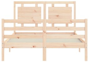 Giroletto con Testiera Small Double in Legno Massello