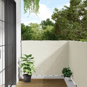 Paravento Da Balcone Bianco 500x120 Cm İn Pvc /