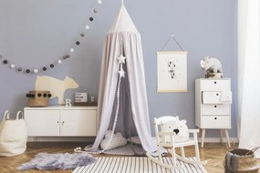 Carta da parati Dreamflowery Plain grigio, 53 cm x 10.05 m