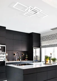 Plafoniera LED essentiel Sary, bianco 85x42 cm NOVECENTO