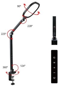 LED Dimmerabile touch flessibile lampada da tavolo LED/15W/230V 3000-6500K CRI 96