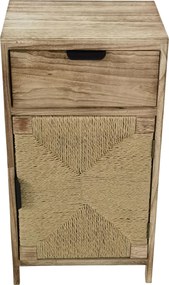 AZEL - mobiletto in legno con 1 cassetto e 1 anta
